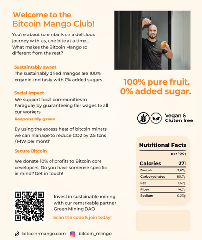 Bitcoin Mango - Snack Pack 50g